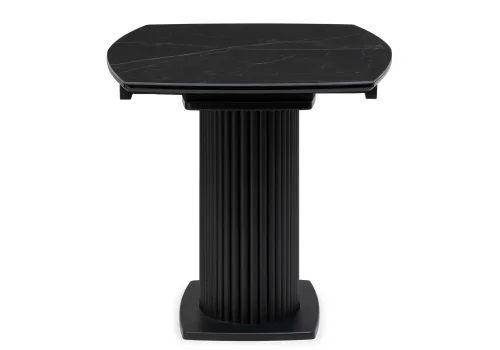 Керамический стол Фестер 160(205)х90х76 черный мрамор / черный 572422 Woodville столешница чёрная из керамика фото 4