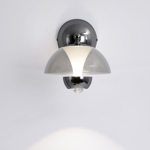 Бра LED Poughkeepsie LSP-7525 Lussole серый на 1 лампу, основание чёрное в стиле хай-тек современный фото 2 Бра LED Poughkeepsie LSP-7525 Lussole серый на 1 лампу, основание чёрное в стиле хай-тек современный фото 2