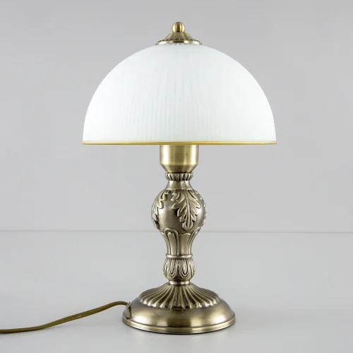 Настольная лампа Адриана CL405823 Citilux белая 1 лампа, основание бронзовое металл в стиле классический  фото 5