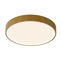 Светильник потолочный LED Cumbuco Ii 8837 Mantra белый на 1 лампу, основание коричневое в стиле современный круглый