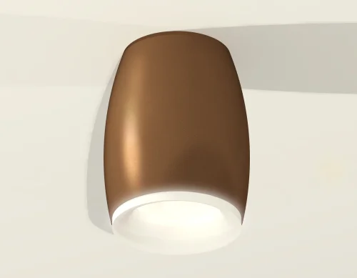 Светильник накладной Techno spot XS1124020 Ambrella light коричневый 1 лампа, основание коричневое в стиле современный круглый фото 2