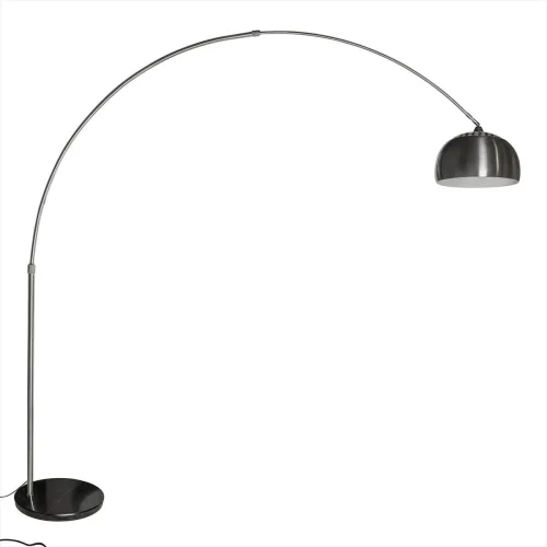Торшер Арко (Arco) 5002 Loft it Loft it изогнутый матовый хром никель на 1 лампу, основание матовое хром никель в стиле современный хай-тек арт-деко 
