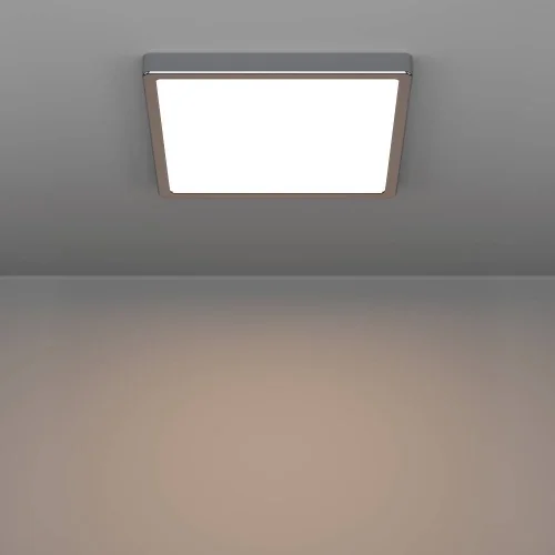 Светильник потолочный LED Fueva 901767 Eglo белый на 1 лампу, основание хром в стиле современный квадратный фото 7 Светильник потолочный LED Fueva 901767 Eglo белый на 1 лампу, основание хром в стиле современный квадратный фото 7