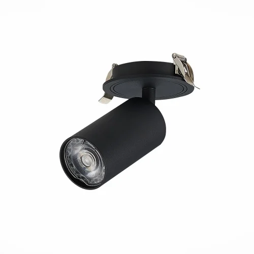 Светильник точечный Dario ST303.408.01 ST-Luce чёрный 1 лампа, основание чёрное в стиле современный хай-тек  фото 2