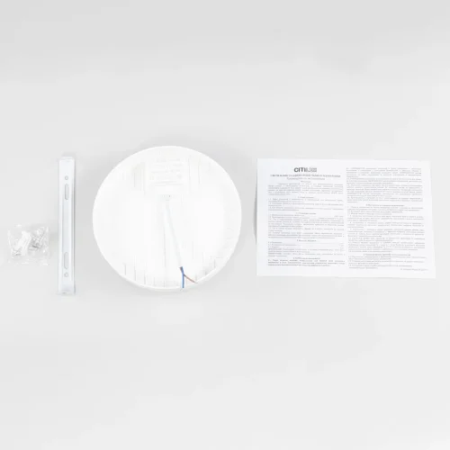 Светильник накладной LED Люмен CL707011 Citilux белый 1 лампа, основание белое в стиле современный круглый фото 5