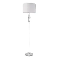 Торшер Taygeta A4097PN-1CC Arte Lamp белый на 1 лампу, основание хром в стиле современный 