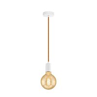 Светильник подвесной лофт Yorth 32529 Eglo без плафона 1 лампа, основание белое в стиле лофт современный 