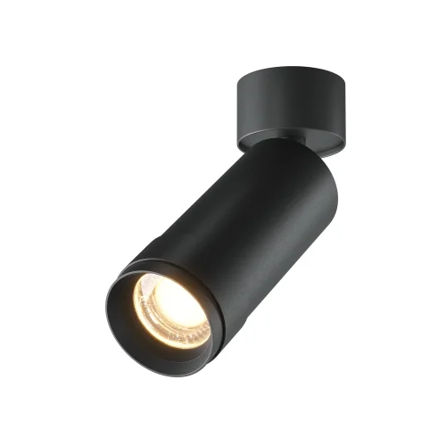 Светильник накладной LED Focus Zoom C055CL-L12W3K-Z-B Maytoni чёрный на 1 лампу, основание чёрное в стиле современный хай-тек круглый