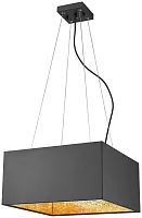 Люстра подвесная Lume WE202.05.023 Wertmark чёрная на 5 ламп, основание чёрное в стиле модерн 