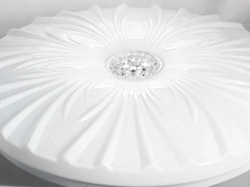 Светильник потолочный LED с пультом Moonlight LSP-8318 Lussole белый 1 лампа, основание белое в стиле современный хай-тек с пультом фото 2