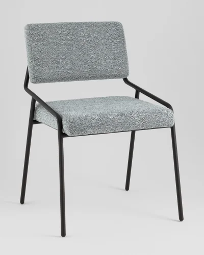 Стул Теллинг шенилл серо-синий УТ000041945 Stool Group, /, ножки//, размеры - *****