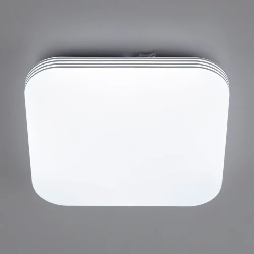 Светильник потолочный LED Симпла CL714K240V Citilux белый 1 лампа, основание белое в стиле современный квадраты