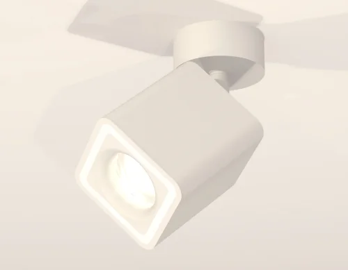 Светильник накладной Techno spot XM7812020 Ambrella light белый 1 лампа, основание белое в стиле хай-тек современный квадратный фото 2