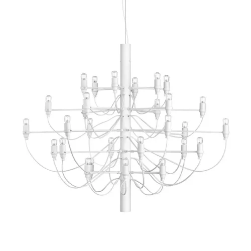 Люстра подвесная Gino 10196/800 White LOFT IT без плафона на 30 ламп, основание белое в стиле современный фото 3