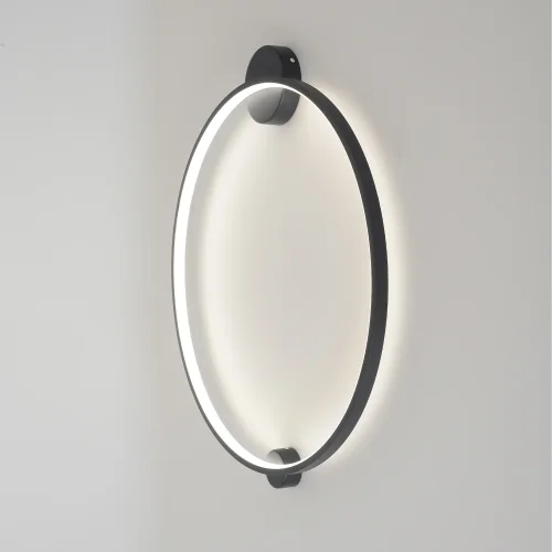 Бра LED с пультом REAL AP26W LED BLACK Crystal Lux белый на 1 лампу, основание чёрное в стиле современный фото 4