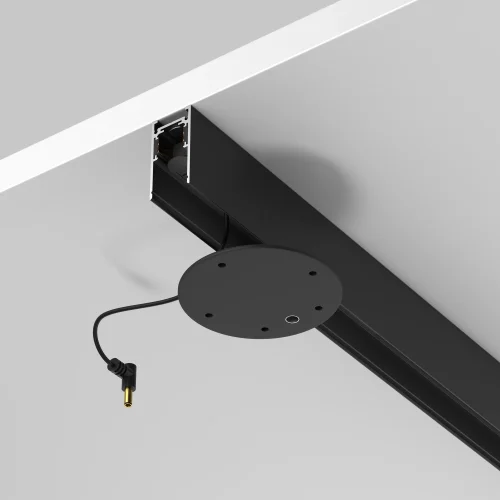Коннектор для Яндекс Станции Мини Magnetic track system Exility TRA034CVC-B Maytoni чёрный в стиле хай-тек современный для светильников серии Magnetic track system Exility exility тонкая магнитная фото 7