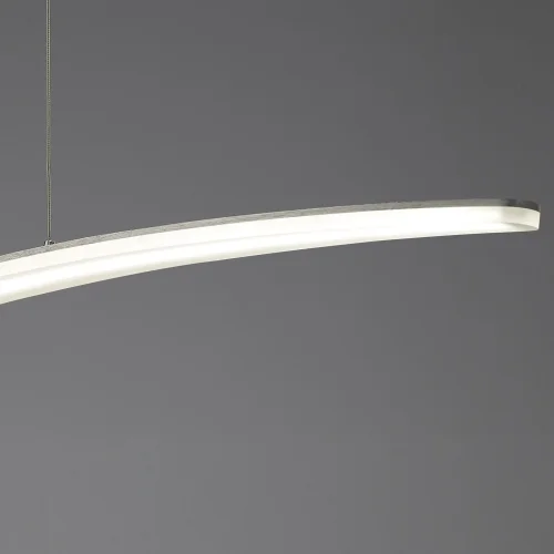 Светильник подвесной LED HEMISFERIC 4080 Mantra белый 1 лампа, основание белое в стиле современный минимализм линейный фото 5