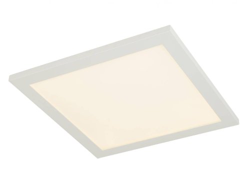 Светильник потолочный LED Rosi 41604D1 Globo белый 1 лампа, основание белое в стиле современный квадраты