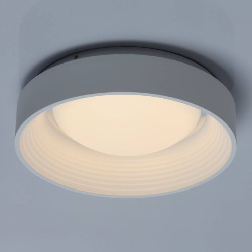 Люстра потолочная LED с пультом Ривз 674016601 DeMarkt белая на 1 лампа, основание белое в стиле хай-тек с пультом фото 2