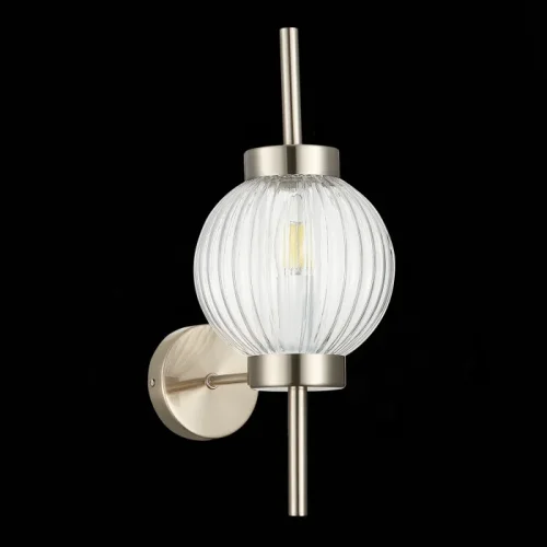 Бра Marena SL1155.101.01 ST-Luce прозрачный на 1 лампу, основание никель в стиле современный фото 2