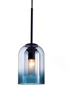 Светильник подвесной ARIA Turquoise 213758-26 ImperiumLoft бирюзовый 1 лампа, основание чёрное в стиле современный 