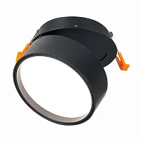 Светильник точечный LED St651 ST651.438.14 ST-Luce чёрный 1 лампа, основание чёрное в стиле хай-тек современный 