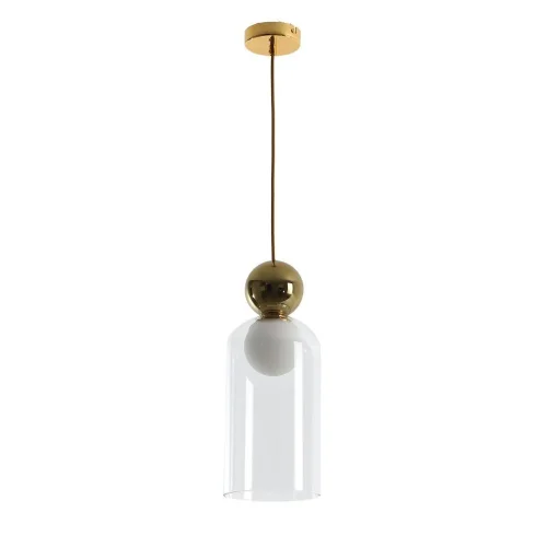 Светильник подвесной Alliance 2729-1P Favourite прозрачный 1 лампа, основание золотое в стиле современный 