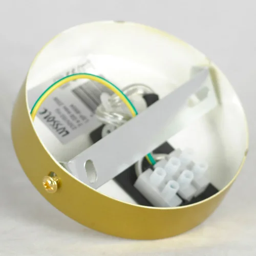 Люстра подвесная Downey LSP-8804 Lussole белая на 7 ламп, основание матовое золото в стиле современный шар фото 6