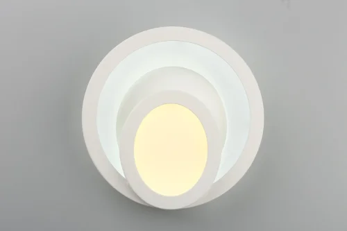 Бра LED Aversa OML-02911-21 Omnilux белый на 1 лампа, основание белое в стиле хай-тек  фото 2