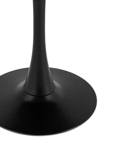 Стол Tulip, 90х90, черный УТ000036058 Stool Group столешница чёрная из мдф фото 3
