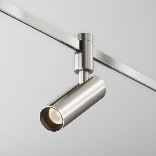 Трековый светильник Focus Led Flarity 3000K 12Вт 60° Magnetic trаck system Flarity TR144-1-12W3K-W-PT Maytoni никель для шинопроводов серии Magnetic trаck system Flarity никель фото 10
