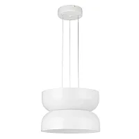 Светильник подвесной LED Opal 5246/33 SP-10 Divinare белый 1 лампа, основание белое в стиле современный 