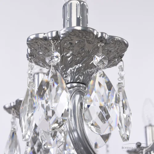 Люстра подвесная AL78101/12/300 A CG Bohemia Ivele Crystal без плафона на 12 ламп, основание никель в стиле классический sp фото 5
