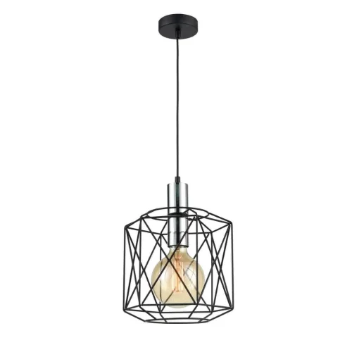 Светильник подвесной Evans 441 VL4032P01 Vele Luce чёрный на 1 лампу, основание чёрное в стиле классический фото 2