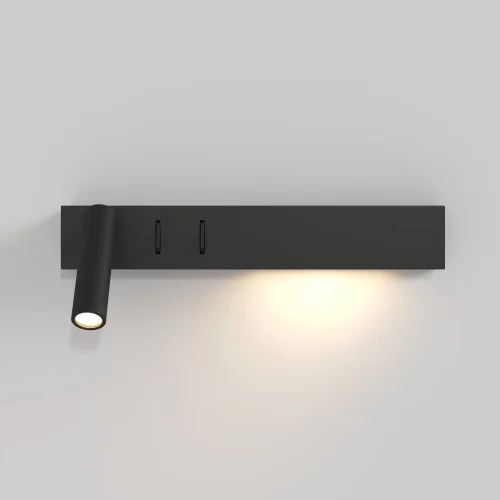 Бра с выключателем LED Comodo C031WL-L8B3K Maytoni чёрный на 1 лампа, основание чёрное в стиле современный скандинавский  фото 7