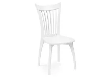 Деревянный стул Лидиос Лайт белый 515980 Woodville, белый/массив бука, ножки/массив бука дерево/белый, размеры - ****430*600