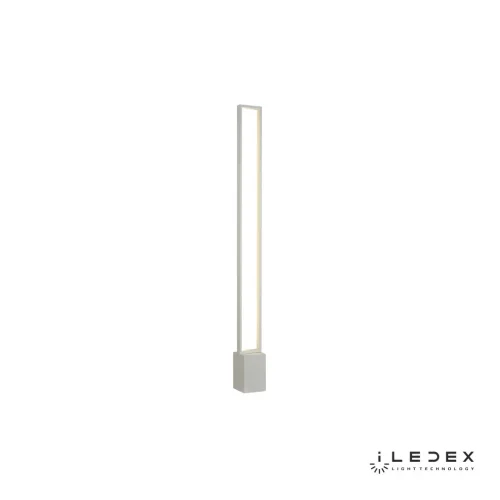 Торшер LED Edge B006230 WH iLedex белый на 1 лампу, основание белое в стиле хай-тек современный 