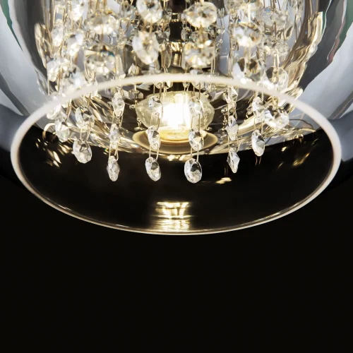 Светильник подвесной Fermi P140-PL-170-1-G Maytoni прозрачный золотой 1 лампа, основание золотое в стиле современный шар фото 3
