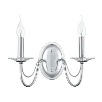 Бра Incanto 8034/2W Lumion без плафона на 2 лампы, основание хром в стиле классический 