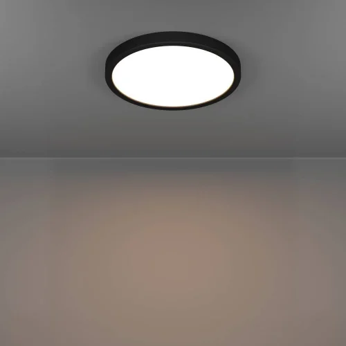 Светильник потолочный LED Fueva 901326 Eglo белый на 1 лампу, основание чёрное в стиле современный круглый фото 7 Светильник потолочный LED Fueva 901326 Eglo белый на 1 лампу, основание чёрное в стиле современный круглый фото 7