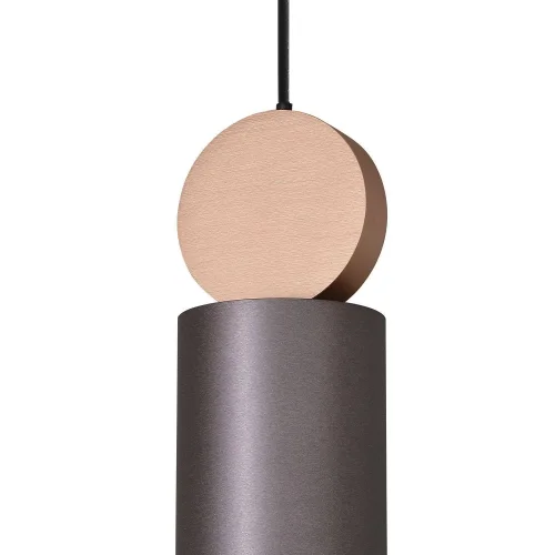 Светильник подвесной Otium 2215-1P Favourite коричневый 1 лампа, основание коричневое в стиле современный  фото 4
