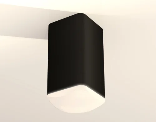 Светильник накладной Techno Spot XS XS7821022 Ambrella light чёрный на 1 лампу, основание чёрное в стиле хай-тек современный квадратный фото 3