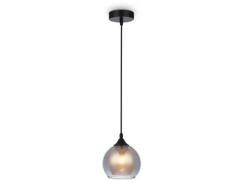 Светильник подвесной TR3539 Ambrella light серый чёрный 1 лампа, основание чёрное в стиле современный  фото 4