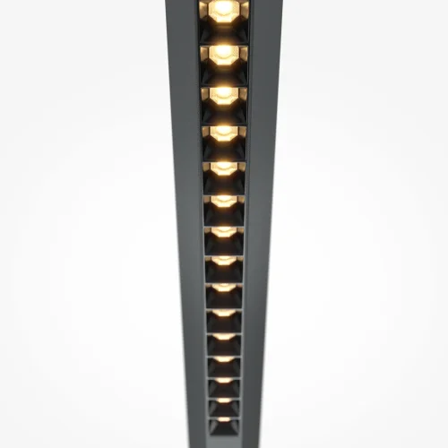 Светильник подвесной LED Motion MOD276PL-L40B3K Maytoni чёрный 1 лампа, основание чёрное в стиле современный хай-тек линейный фото 3