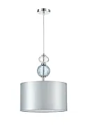 Светильник подвесной Brumi V11877-1P Moderli серый на 1 лампу, основание хром в стиле современный классический 