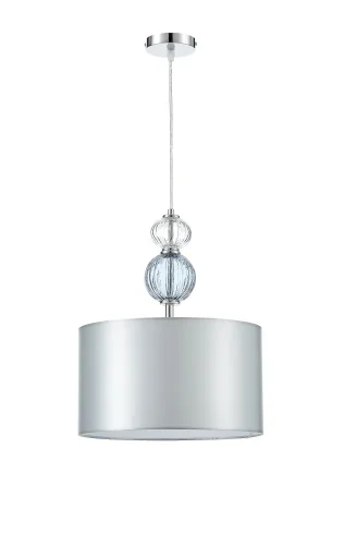 Светильник подвесной Brumi V11877-1P Moderli серый на 1 лампу, основание хром в стиле современный классический Светильник подвесной Brumi V11877-1P Moderli серый на 1 лампу, основание хром в стиле современный классический