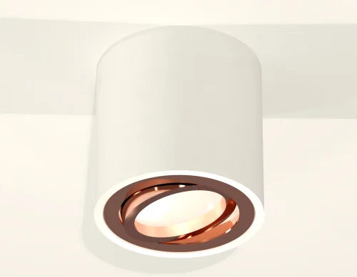 Светильник накладной Techno spot XS7531005 Ambrella light белый 1 лампа, основание белое в стиле хай-тек модерн круглый фото 2