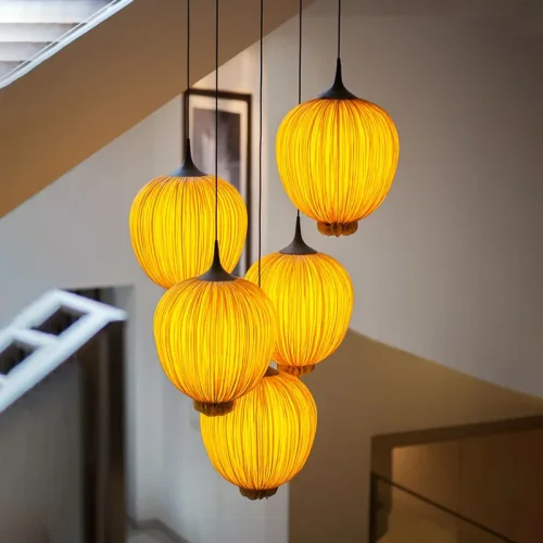 Светильник подвесной Aqua Creations Opium 155105-28 ImperiumLoft белый жёлтый на 1 лампу, основание чёрное в стиле скандинавский фото 4 Светильник подвесной Aqua Creations Opium 155105-28 ImperiumLoft белый жёлтый на 1 лампу, основание чёрное в стиле скандинавский фото 4