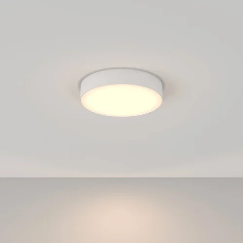 Светильник потолочный LED Zon C032CL-36W3K-RD-W Maytoni белый на 1 лампу, основание белое в стиле современный круглый тарелка фото 4