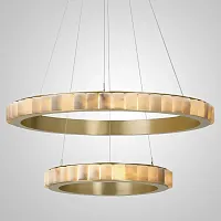 Люстра подвесная MONSINE D60 D100 Brass 196994-23 ImperiumLoft коричневая на 1 лампу, основание латунь в стиле современный 